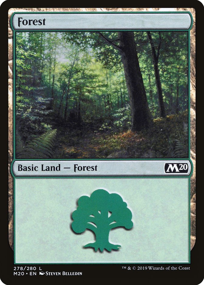 Forest (#278) [Core Set 2020] | Mega City Incorporated