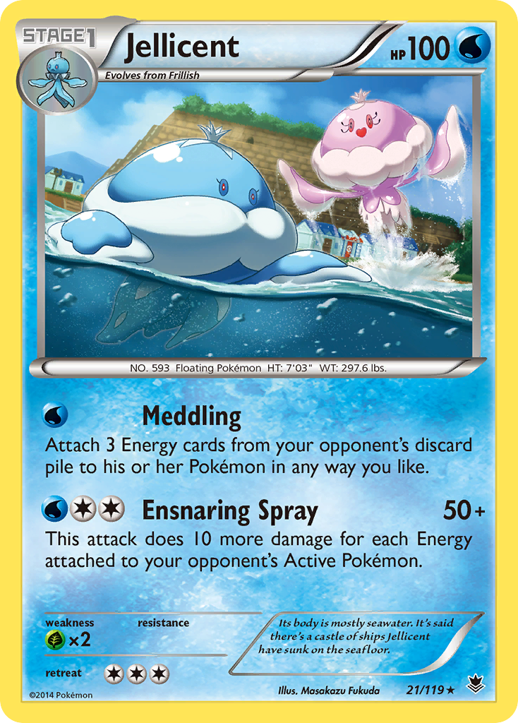 Jellicent (21/119) [XY: Phantom Forces] | Mega City Incorporated