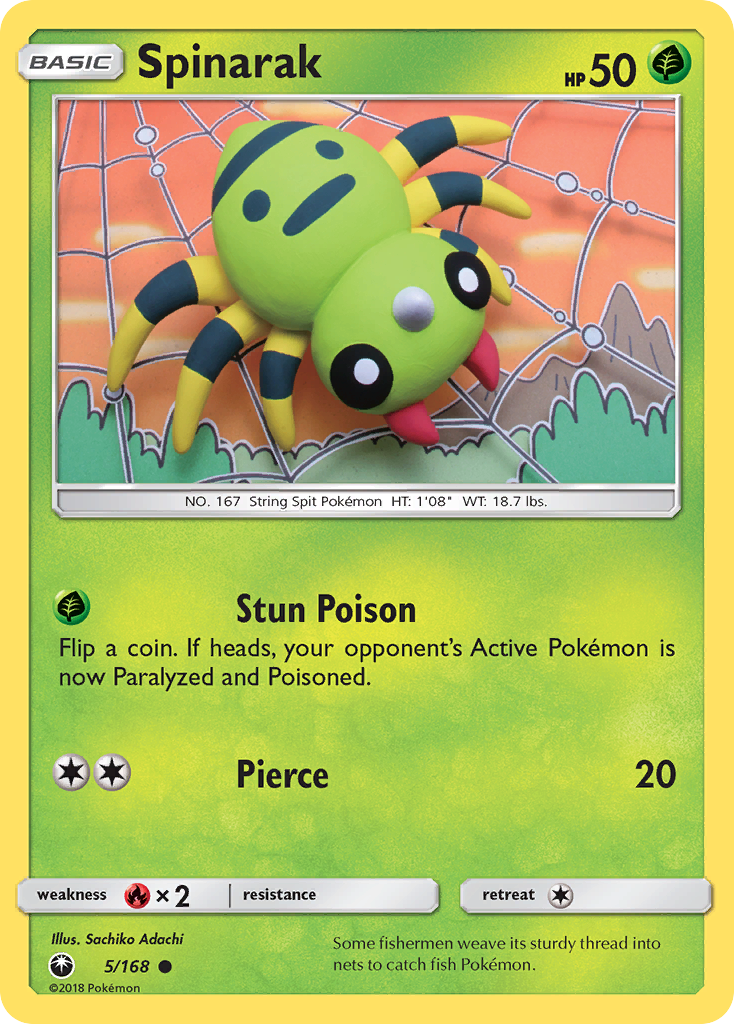 Spinarak (5/168) [Sun & Moon: Celestial Storm] | Mega City Incorporated