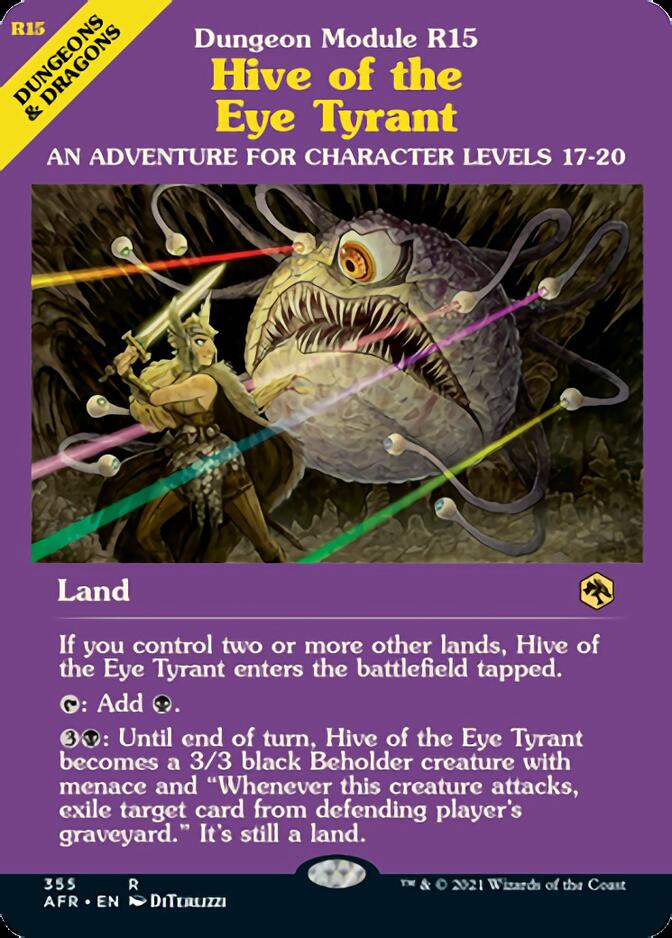 Hive of the Eye Tyrant (Dungeon Module) [Dungeons & Dragons: Adventures in the Forgotten Realms] | Mega City Incorporated