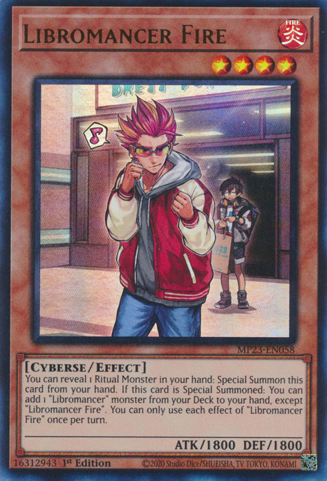 Libromancer Fire [MP23-EN058] Ultra Rare | Mega City Incorporated