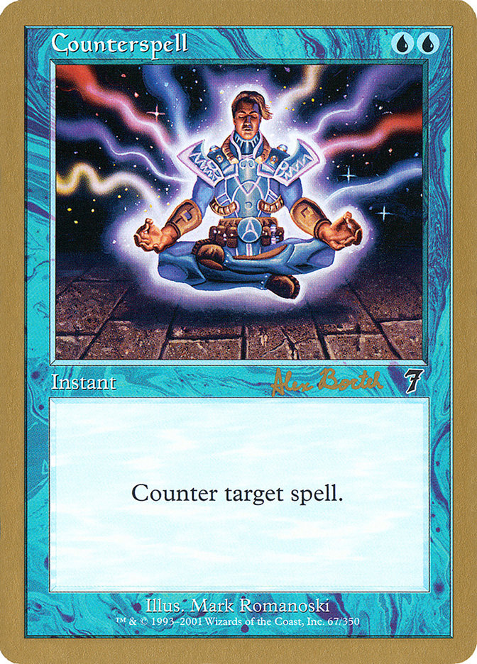 Counterspell (Alex Borteh) (7ED) [World Championship Decks 2001] | Mega City Incorporated