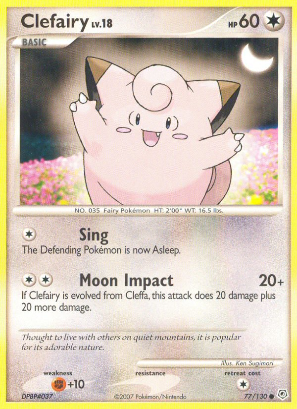 Clefairy (77/130) [Diamond & Pearl: Base Set] | Mega City Incorporated