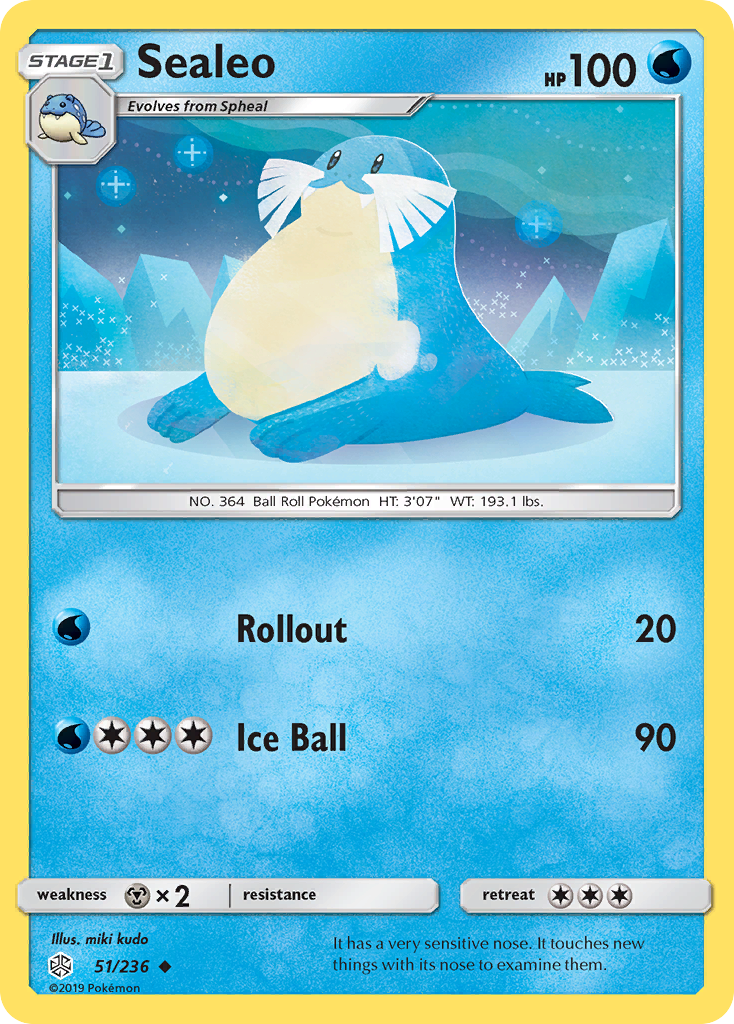 Sealeo (51/236) [Sun & Moon: Cosmic Eclipse] | Mega City Incorporated