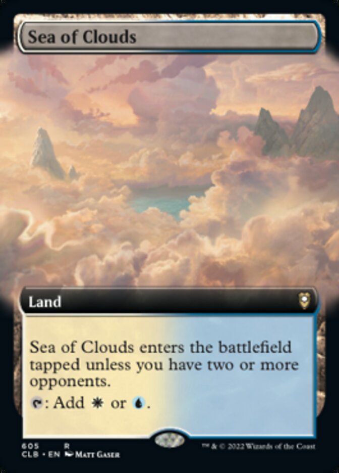 Sea of Clouds (Extended Art) [Commander Legends: Battle for Baldur's Gate] | Mega City Incorporated