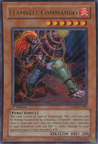 Flamvell Commando [ANPR-EN086] Ultra Rare | Mega City Incorporated