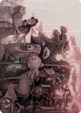 March of Burgeoning Life Art Card [Kamigawa: Neon Dynasty Art Series] | Mega City Incorporated