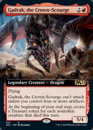 Gadrak, the Crown-Scourge (Extended Art) [Core Set 2021] | Mega City Incorporated