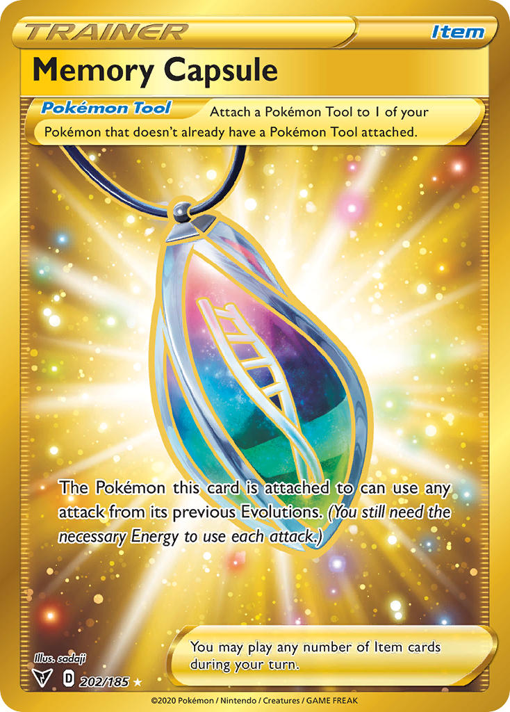 Memory Capsule (202/185) [Sword & Shield: Vivid Voltage] | Mega City Incorporated