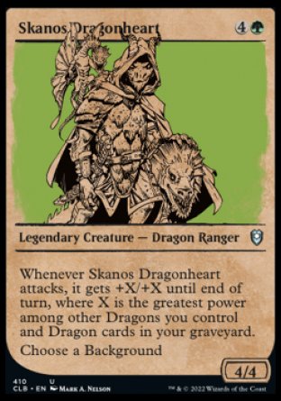 Skanos Dragonheart (Showcase) [Commander Legends: Battle for Baldur's Gate] | Mega City Incorporated