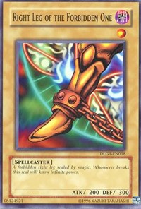 Right Leg of the Forbidden One [DLG1-EN018] Common | Mega City Incorporated