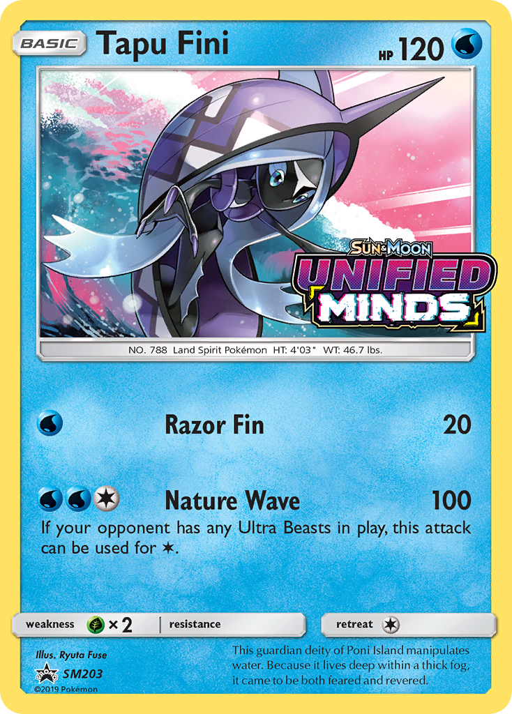 Tapu Fini (SM203) [Sun & Moon: Black Star Promos] | Mega City Incorporated