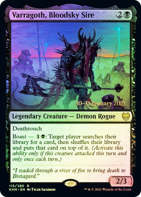 Varragoth, Bloodsky Sire  [Kaldheim Prerelease Promos] | Mega City Incorporated