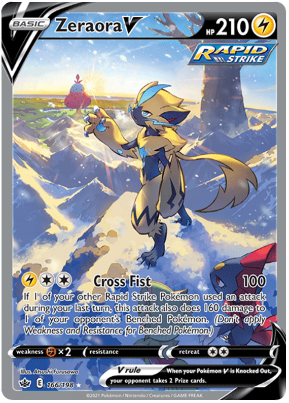 Zeraora V (166/198) [Sword & Shield: Chilling Reign] | Mega City Incorporated