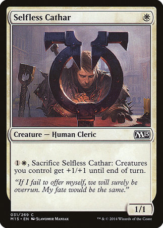 Selfless Cathar [Magic 2015] | Mega City Incorporated