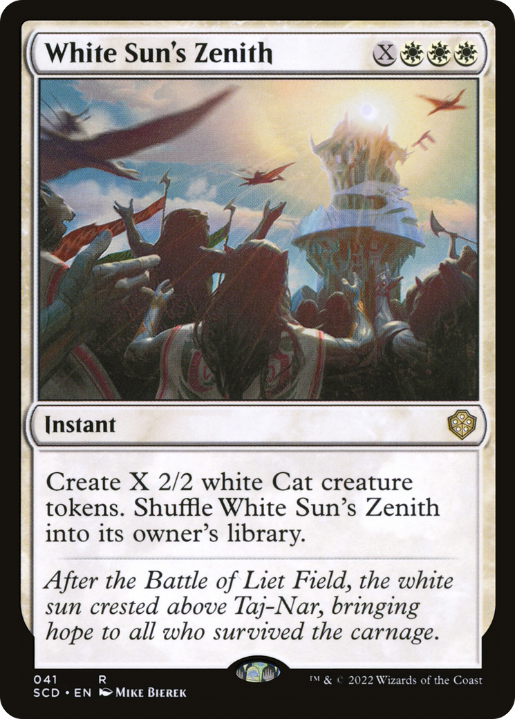 White Sun's Zenith [Starter Commander Decks] | Mega City Incorporated