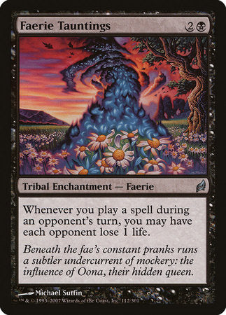 Faerie Tauntings [Lorwyn] | Mega City Incorporated
