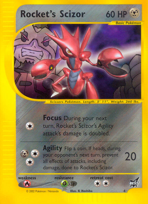 Rocket's Scizor (4) [Best of Promos] | Mega City Incorporated