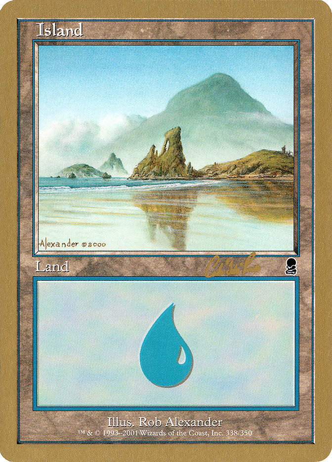 Island (cr338) (Carlos Romao) [World Championship Decks 2002] | Mega City Incorporated