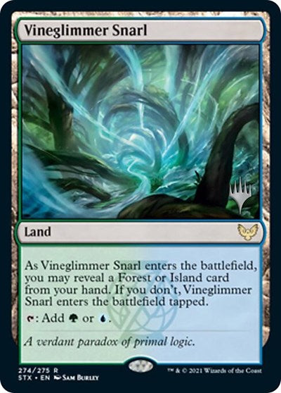 Vineglimmer Snarl (Promo Pack) [Strixhaven: School of Mages Promos] | Mega City Incorporated