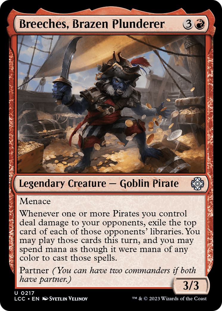 Breeches, Brazen Plunderer [The Lost Caverns of Ixalan Commander] | Mega City Incorporated