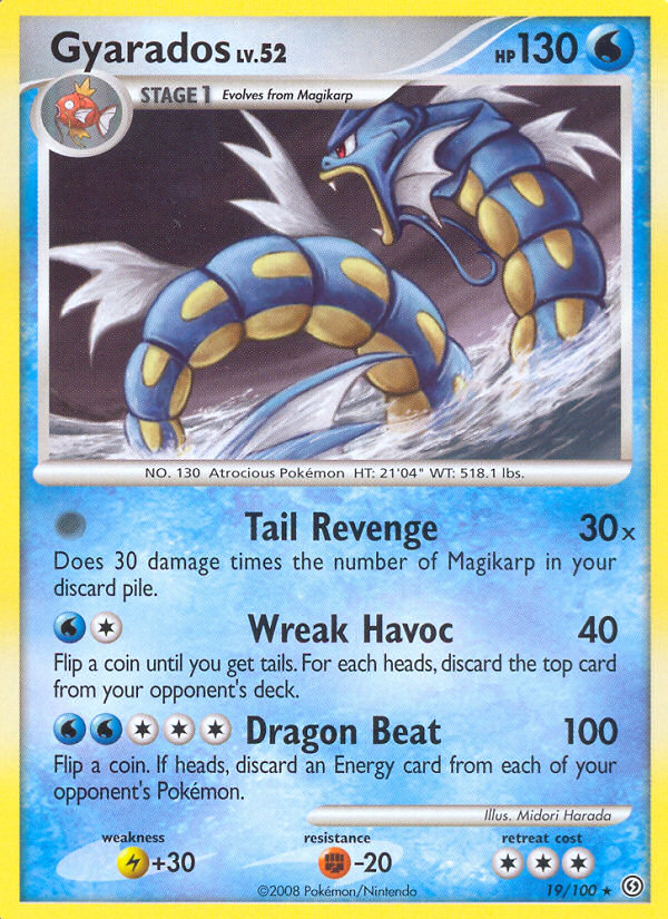 Gyarados (19/100) [Diamond & Pearl: Stormfront] | Mega City Incorporated