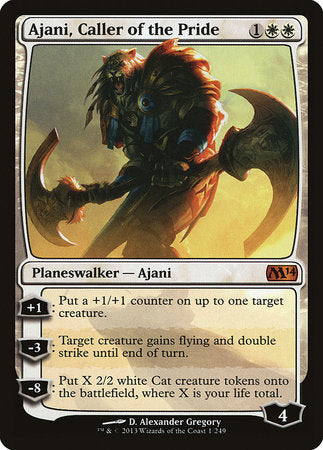 Ajani, Caller of the Pride [Magic 2014] | Mega City Incorporated