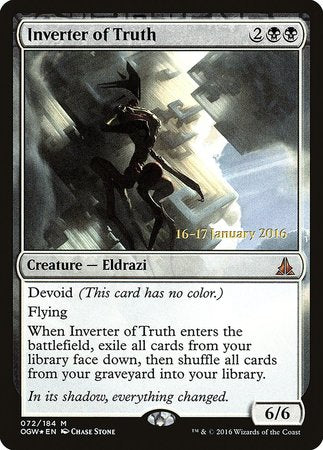 Inverter of Truth [Oath of the Gatewatch Promos] | Mega City Incorporated