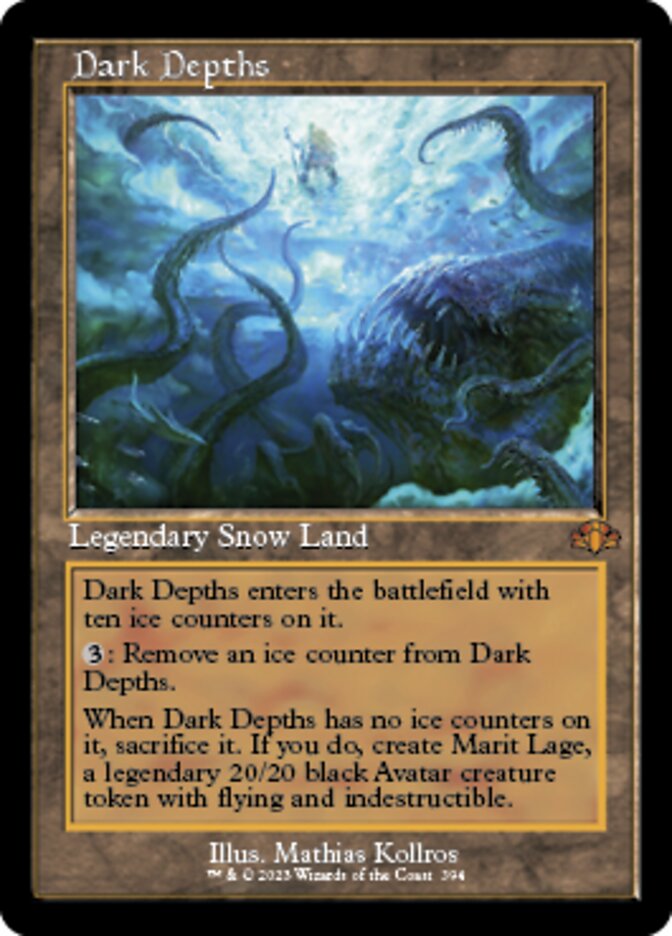 Dark Depths (Retro) [Dominaria Remastered] | Mega City Incorporated