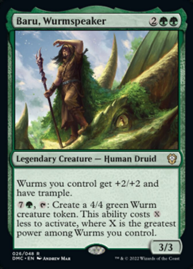 Baru, Wurmspeaker [Dominaria United Commander] | Mega City Incorporated