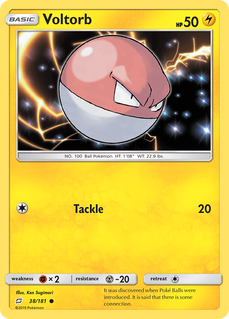 Voltorb (38/181) [Sun & Moon: Team Up] | Mega City Incorporated