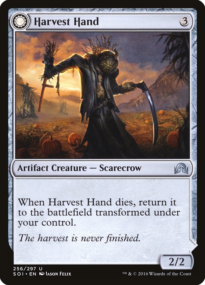 Harvest Hand // Scrounged Scythe [Shadows over Innistrad] | Mega City Incorporated