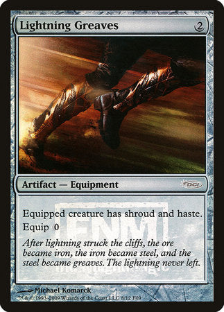 Lightning Greaves [Friday Night Magic 2009] | Mega City Incorporated