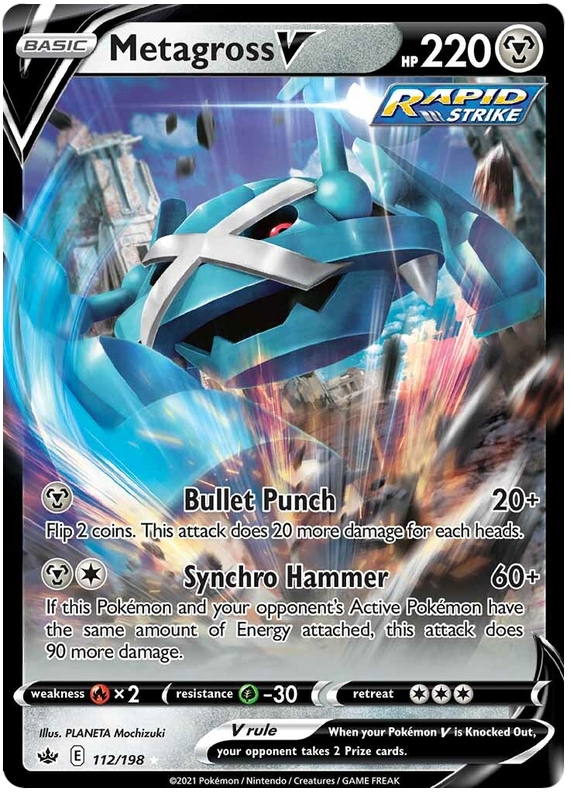Metagross V (112/198) [Sword & Shield: Chilling Reign] | Mega City Incorporated