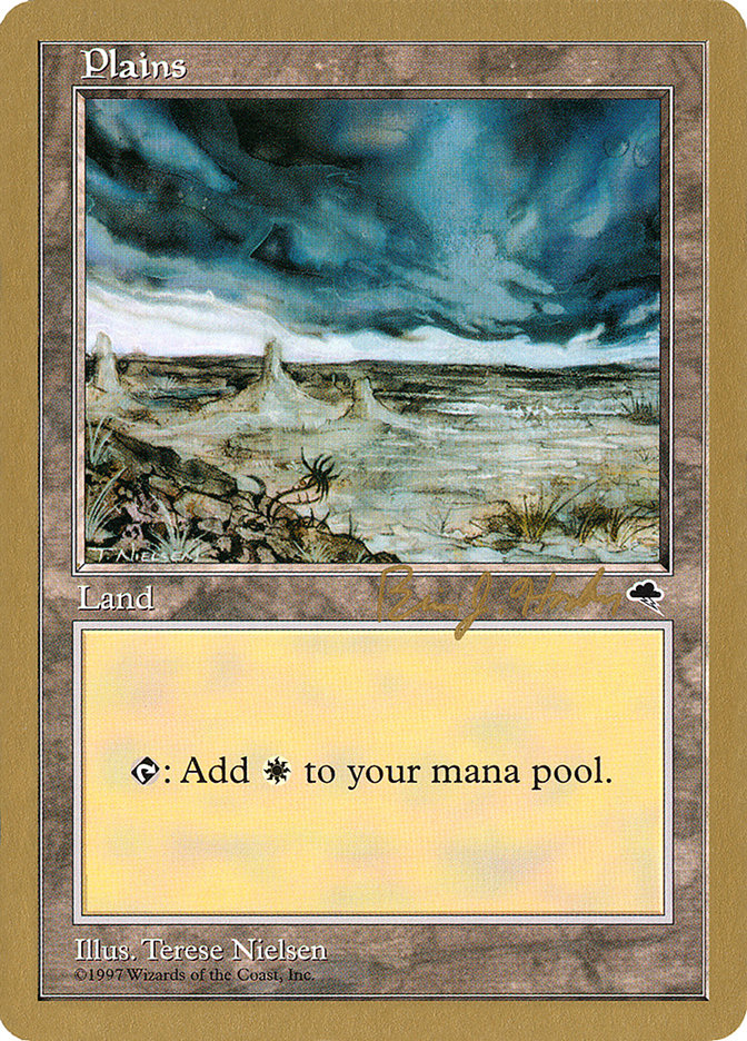 Plains (bh334) (Brian Hacker) [World Championship Decks 1998] | Mega City Incorporated