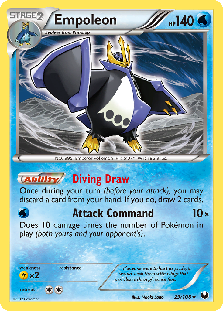 Empoleon (29/108) [Black & White: Dark Explorers] | Mega City Incorporated