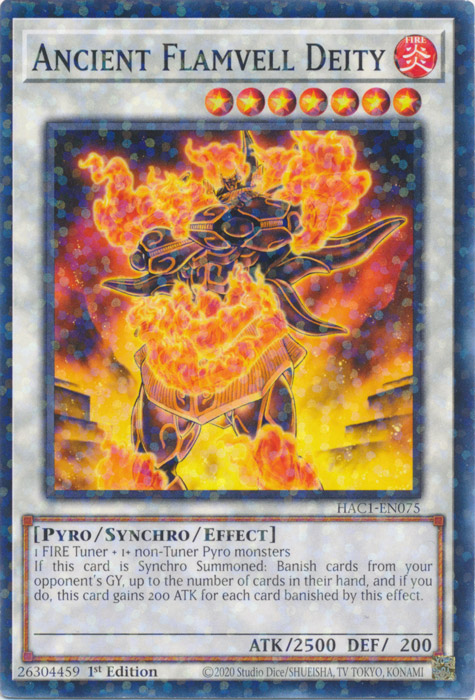 Ancient Flamvell Deity (Duel Terminal) [HAC1-EN075] Parallel Rare | Mega City Incorporated