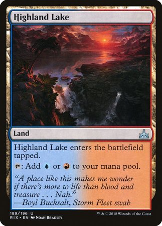 Highland Lake [Rivals of Ixalan] | Mega City Incorporated