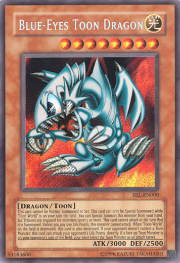 Blue-Eyes Toon Dragon [SRL-EN000] Secret Rare | Mega City Incorporated