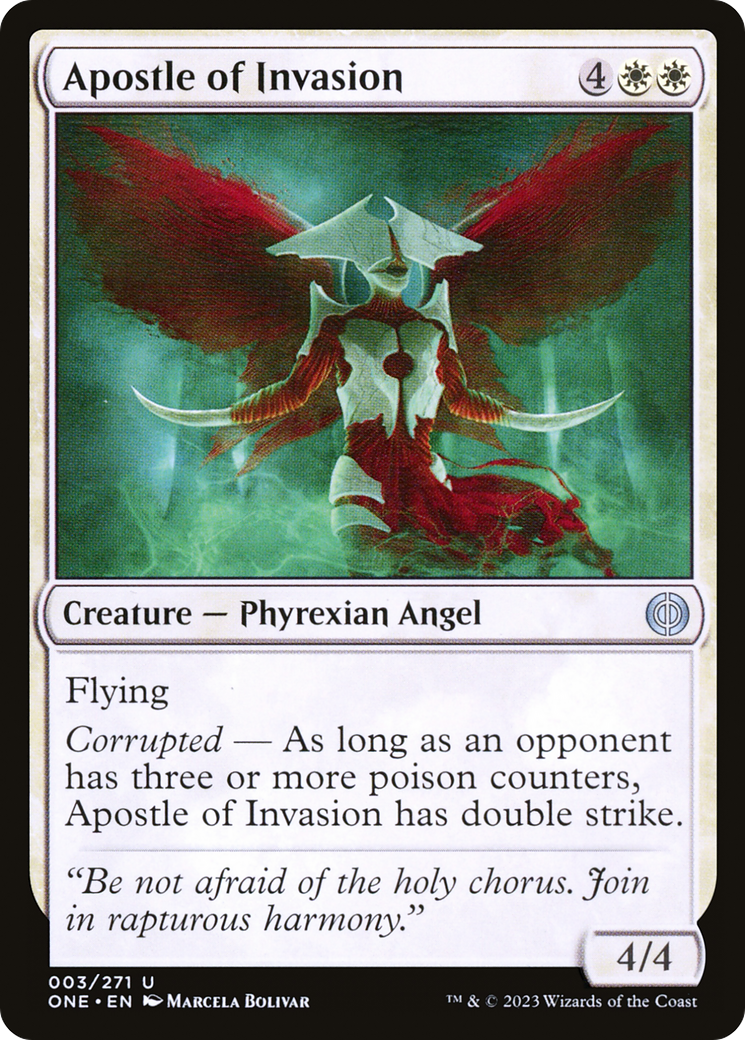 Apostle of Invasion [Phyrexia: All Will Be One] | Mega City Incorporated