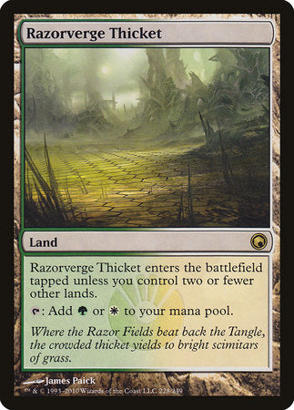 Razorverge Thicket [Scars of Mirrodin] | Mega City Incorporated