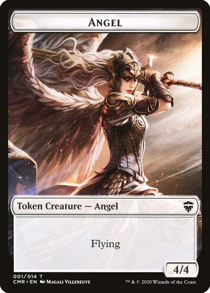 Angel // Spirit Token [Commander Legends Tokens] | Mega City Incorporated