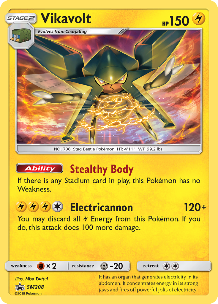 Vikavolt (SM208) [Sun & Moon: Black Star Promos] | Mega City Incorporated