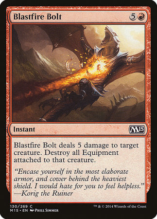 Blastfire Bolt [Magic 2015] | Mega City Incorporated