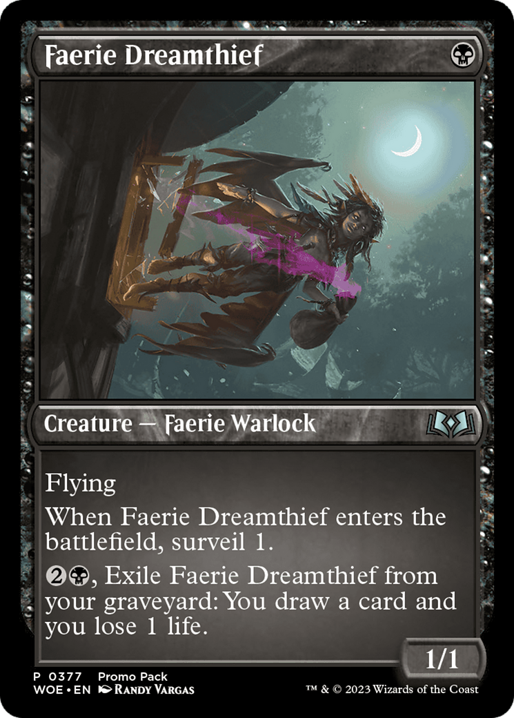 Faerie Dreamthief (Promo Pack) [Wilds of Eldraine Promos] | Mega City Incorporated