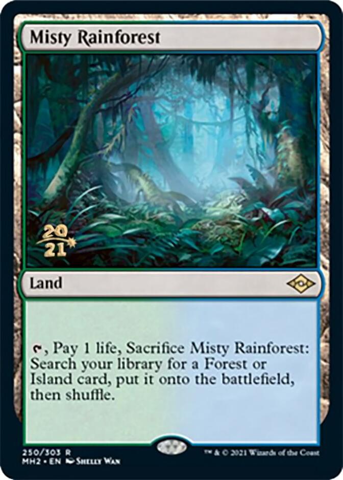 Misty Rainforest [Modern Horizons 2 Prerelease Promos] | Mega City Incorporated