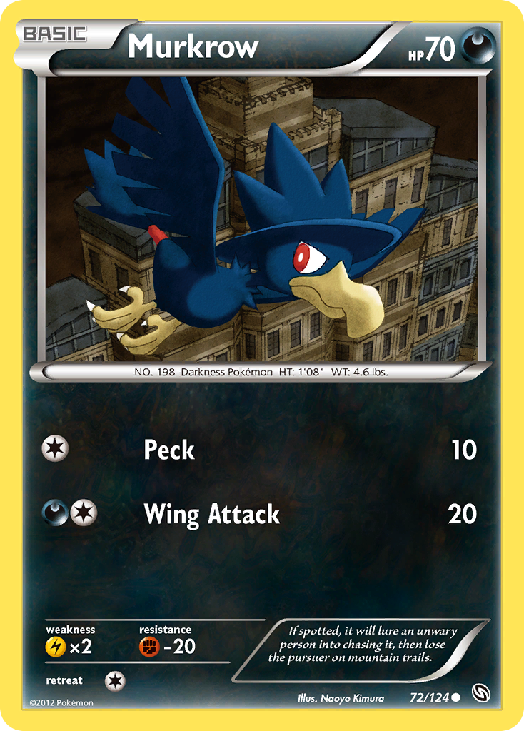 Murkrow (72/124) [Black & White: Dragons Exalted] | Mega City Incorporated