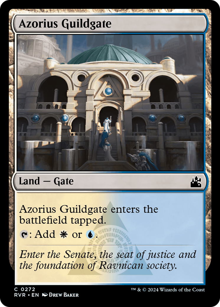 Azorius Guildgate [Ravnica Remastered] | Mega City Incorporated