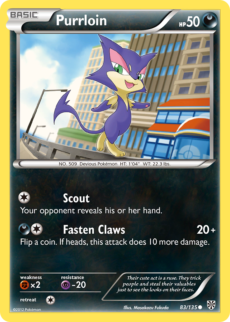 Purrloin (83/135) [Black & White: Plasma Storm] | Mega City Incorporated