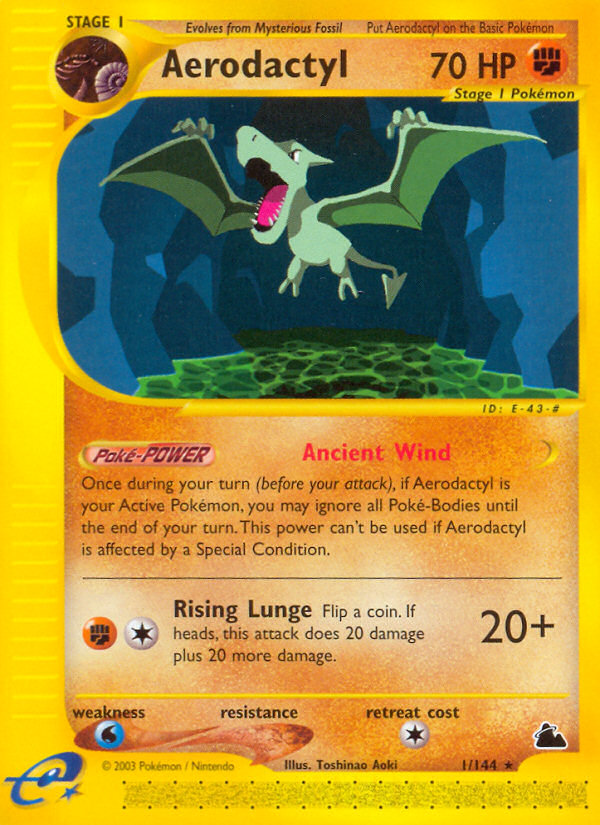 Aerodactyl (1/144) [Skyridge] | Mega City Incorporated